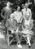 Hoover with his family on lawn of Washington DC home just after receiving the Republican Nomination for president, 1928.