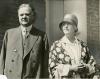 Herbert and Lou Hoover at their home in DC the morning after he was nominated for president. June 1928