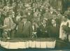 04/14/1930 President Hoover throwing out first ball in opening game of the season between the Boston Red Sox and the Washington Senators.