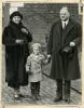 President Hoover and wife Lou with their granddaughter. 1931