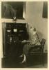 Lou Henry Hoover seated at the "Monroe Desk" that was reproduced for the White House Collection. 1931