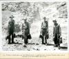 Workers at dam site carrying desert water bags.07/14/1932