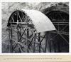 Detail view of construction of steel form for lining the arch sections of the diversion tunnels. 06/10/1932 Detail view of construction of steel form for lining the arch sections of the diversion tunnels. 06/10/1932