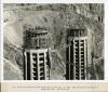 Close-up of Arizona Intake Towers, No. 6 on the left and No. 3 on the right. 03/04/1935