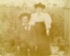 Laura and Almanzo Wilder in Florida, ca. 1892. RWL-#257