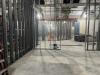 View of wall framing for Museum gallery remodeling, August 6, 2025