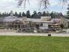 Wide view of museum construction