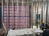 Wall framing for new museum galleries, August 20, 2025