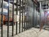 Wall framing for new museum galleries, August 20, 2025