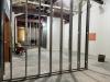 Construction of wall framing in new exhibit galleries