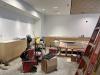 Installation of cabinets in the gift shop, March 24, 2026