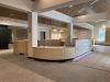View of the new reception desk, May 6, 2026