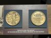 A larger than life size replica of the 1914 Distinguished Service medal presented to Mr. and Mrs. Hoover by the Mining and Metallurgical Society of America for their translation of "De Re Metallica," May 27, 2026