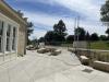 Looking east at the new plaza area outside of the Museum, June 3, 2026