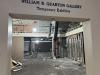 View of Hoover Museum temporary exhibits gallery after drop ceiling and flooring removed