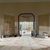 View of Rotunda area in Museum during renovation, July 23, 2025
