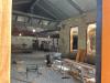 Looking into lobby expansion area through new window opening
