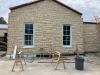 New windows installed on east side of Museum expansion, August 6, 2025