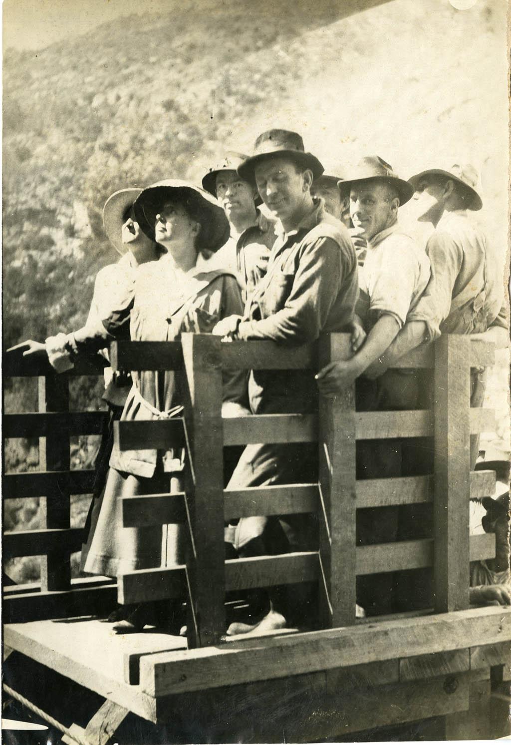 Rose Wilder Lane at Hetch Hetchy, CA. ca. 1916-1918