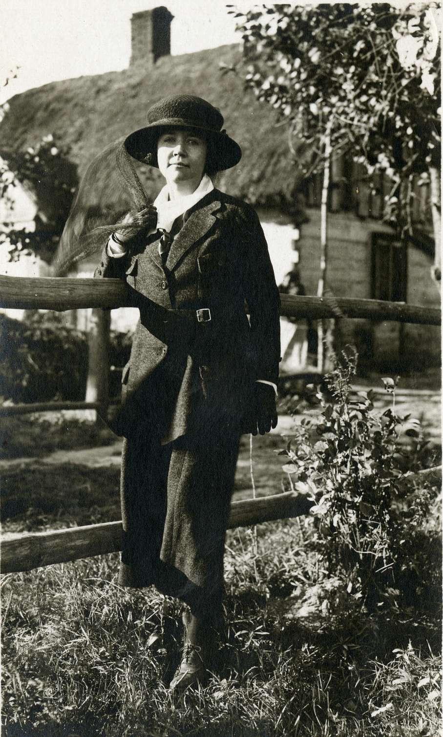 Rose Wilder Lane Brittany, France. ca. 1921 RWL-#045