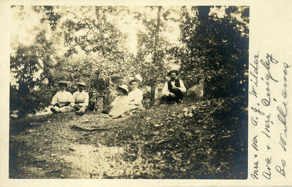 Mrs. and Mr. A. J. Wilder on far left.