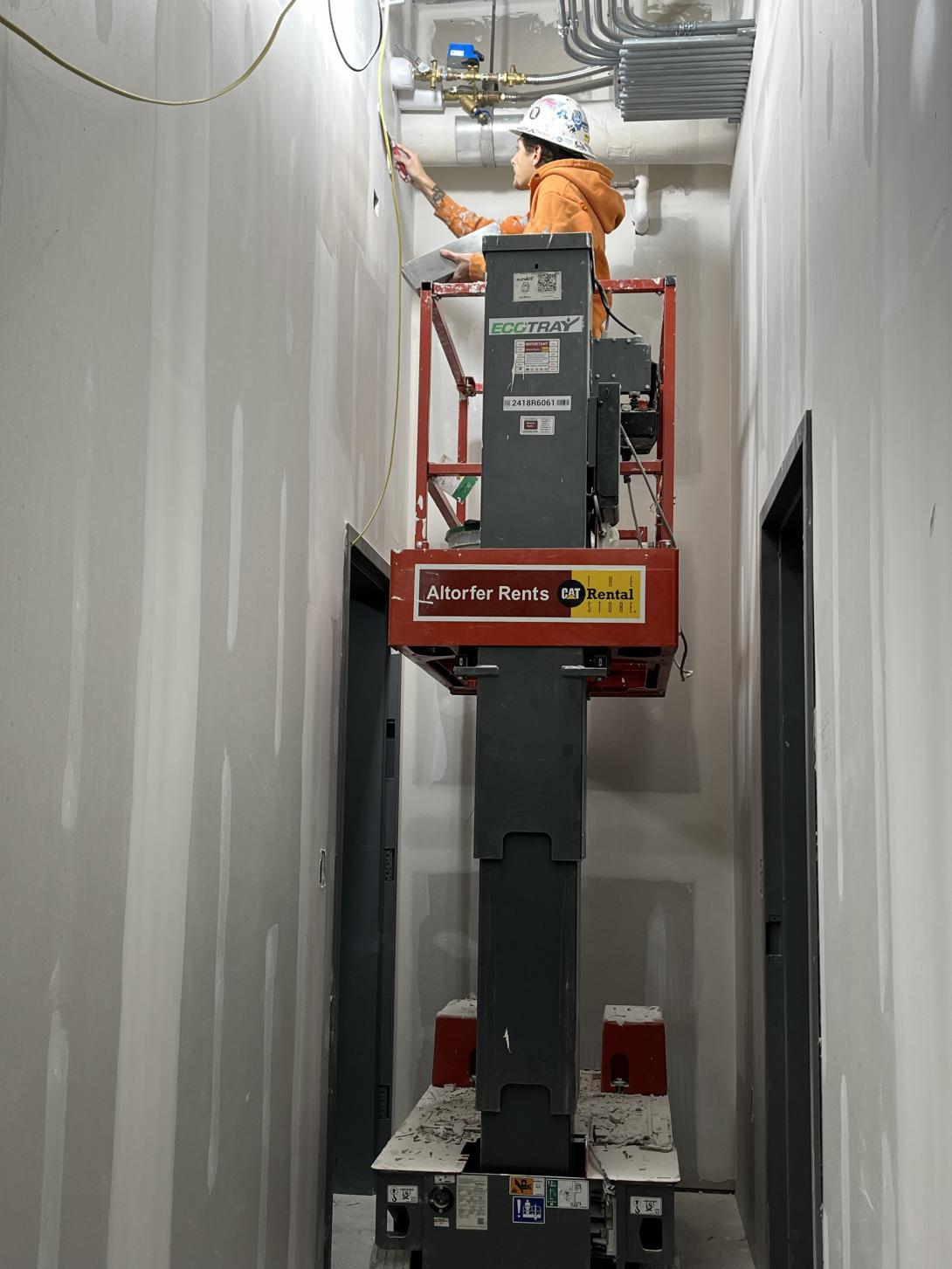 Drywall finishing, December 3, 2025