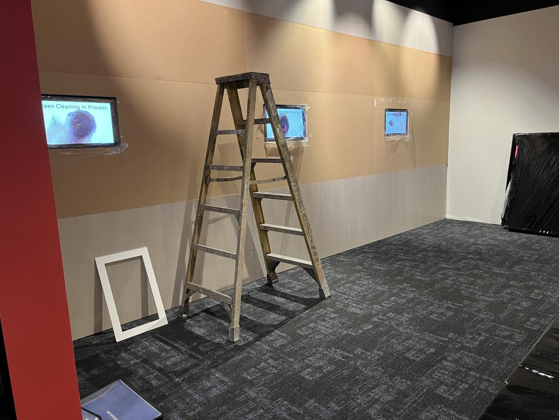 The new "American Life" gallery under development, May 13, 2026