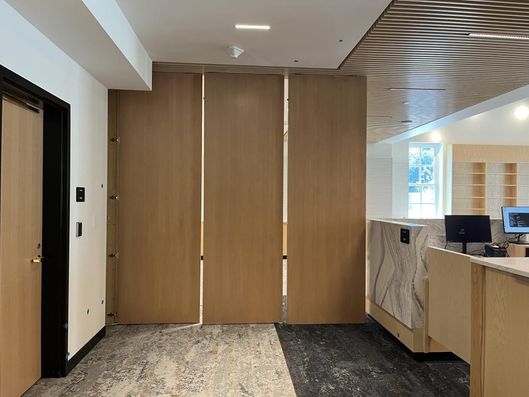 Sliding doors for the gift shop, June 3, 2026