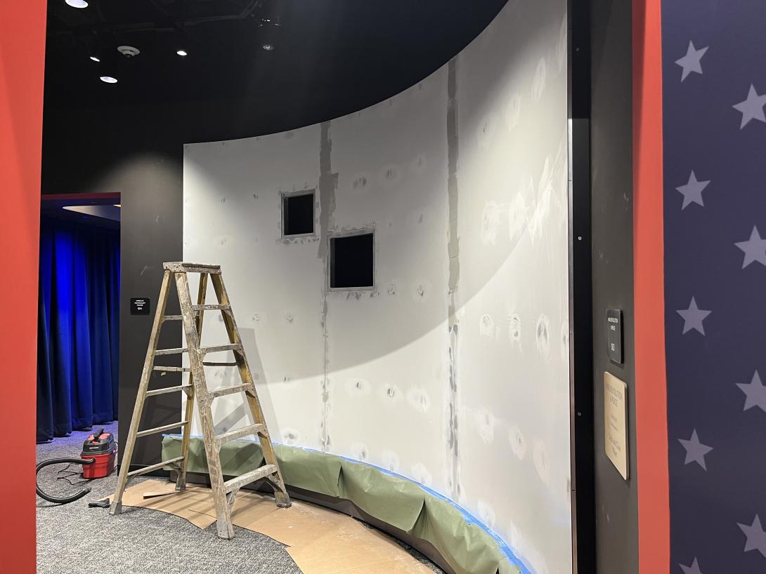 Development of new "War, Revolution and Peace" gallery, June 3, 2026