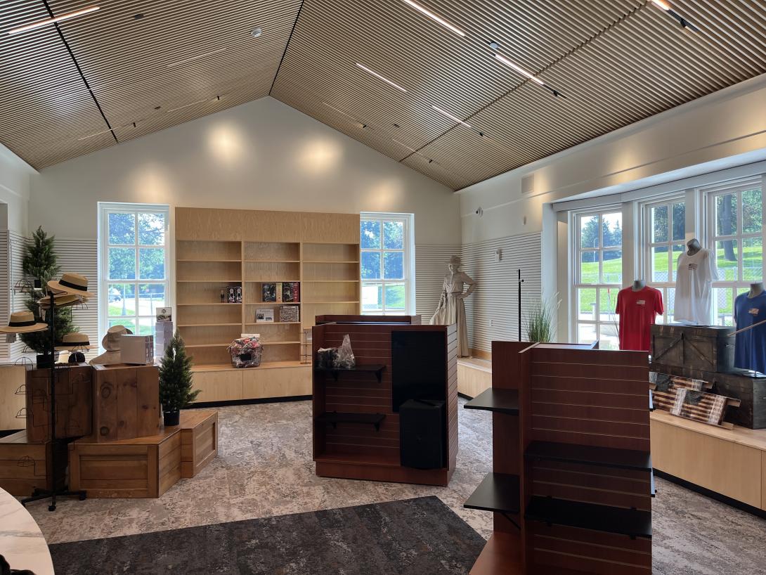Preparing the new gift shop for the Museum opening in August 2026, July 1, 2026