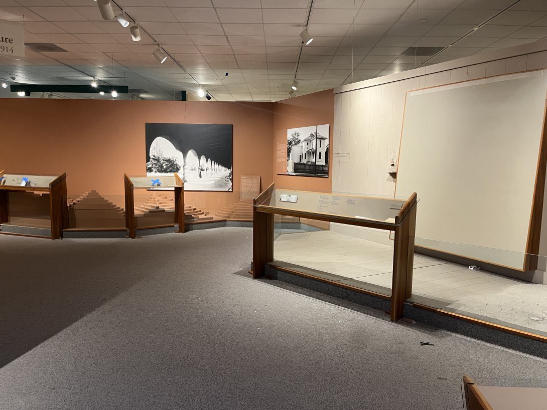 Hoover boyhood and Sandford display before demolition, June 13, 2025