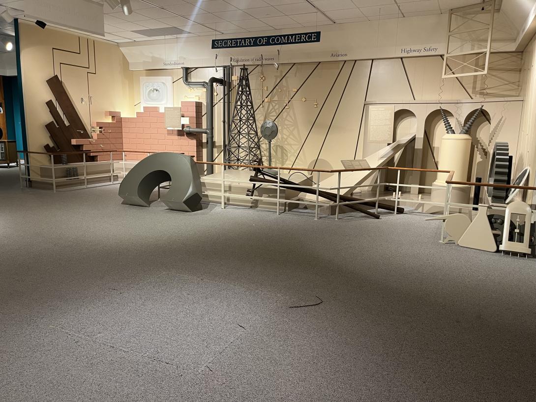 Secretary of Commerce gallery before demolition, June 13, 2025