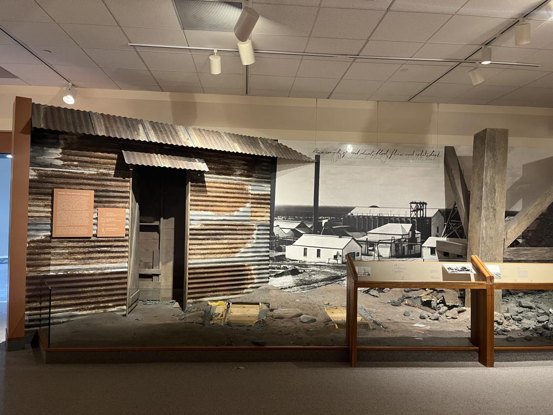 Hoover mining in Australia display before demolition, June 13, 2025