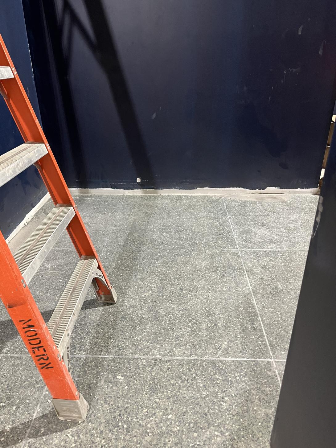 This Terrazzo flooring from original Museum construction will greet visitors in the new Museum, December 17, 2025