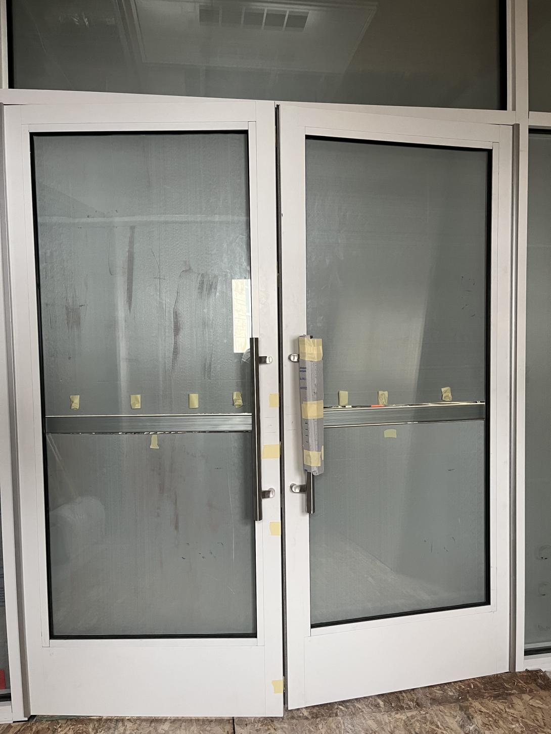 New front entry doors, December 10. 2025