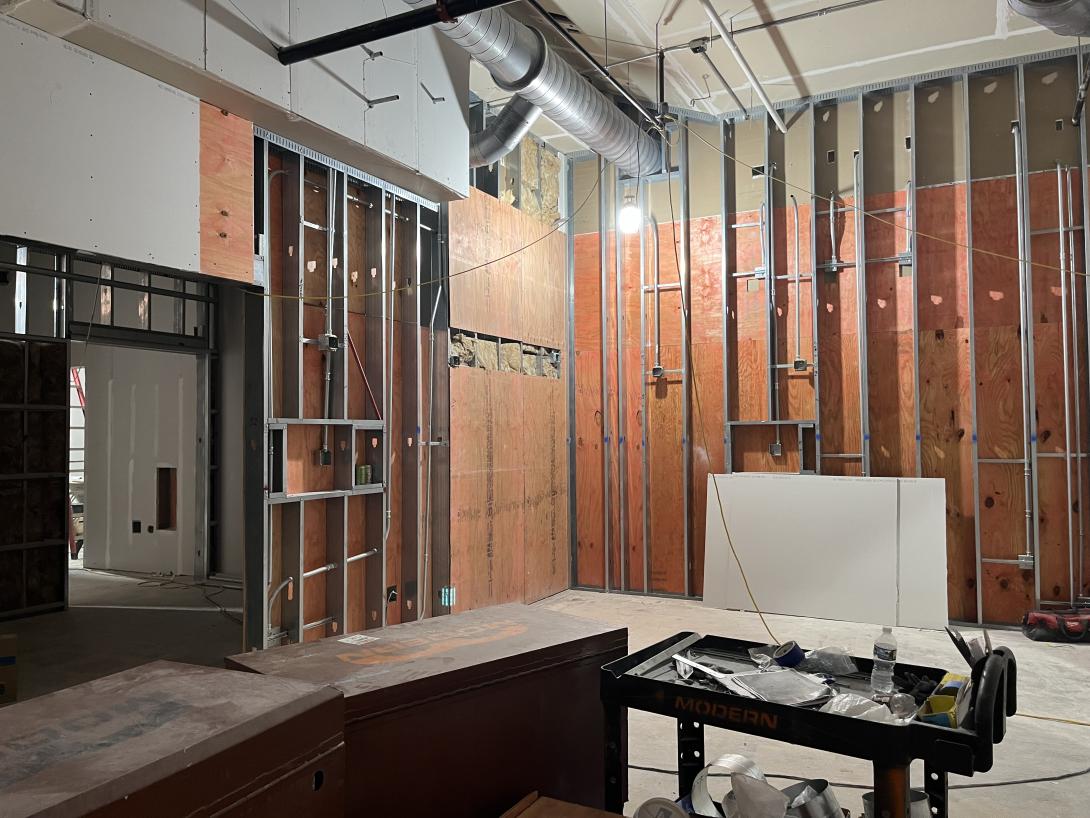 Framing for news walls in Museum galleries, October 1, 2025