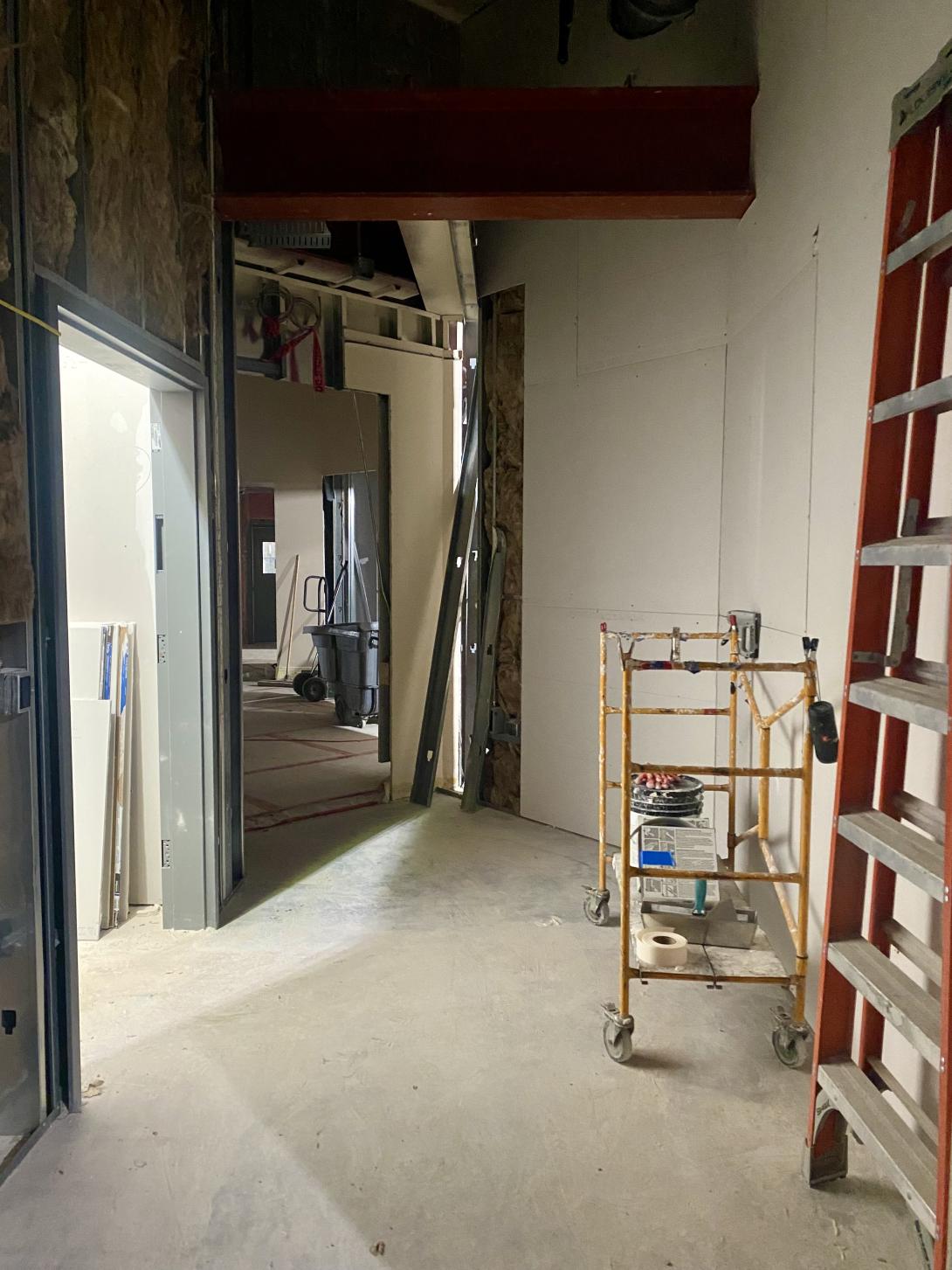 New walls in museum galleries, October 15, 2025