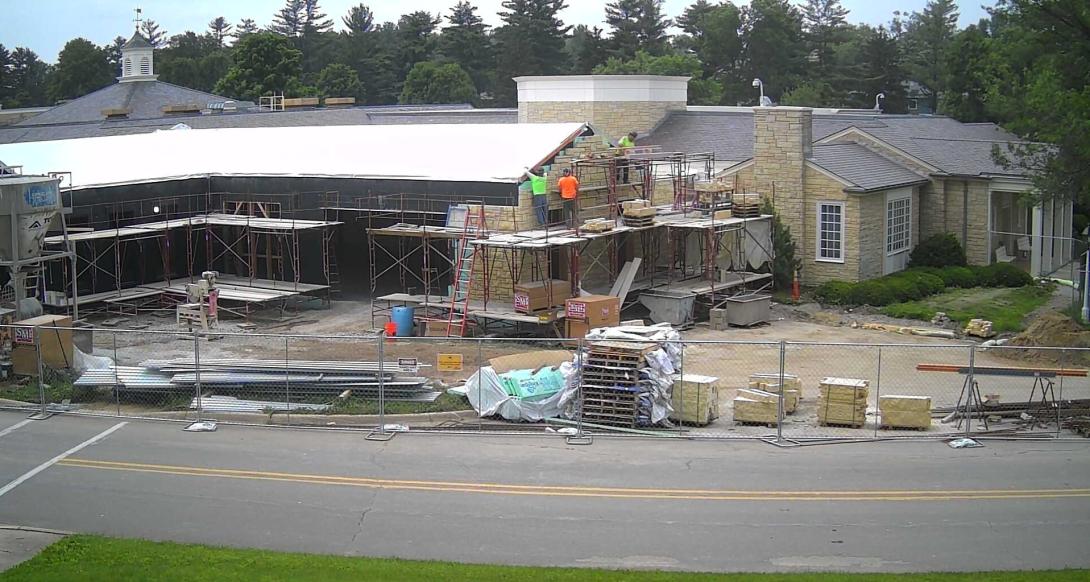 Timelapse video of construction work June 1-30, 2015
